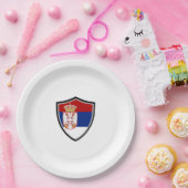 Bord onder Servisch schild (Feest)