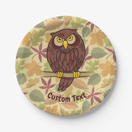 Bord Owl Cartoon Paper (Voorkant)