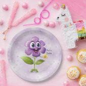 Bord Paars aanlooppapier (Feest)