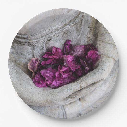 Bord PAPIER : BUDDHA MET BLOZEN (Voorkant)