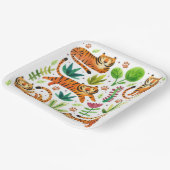 Bord PAPIER: TIGERS SPELEN (Gebogen)