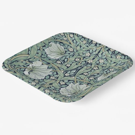 Bord PAPIER : WILLIAM MORRIS : PIMPERNEL (Gebogen)