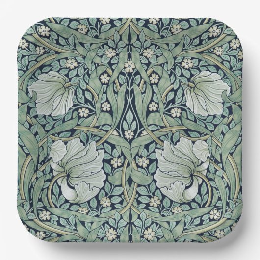 Bord PAPIER : WILLIAM MORRIS : PIMPERNEL (Voorkant)