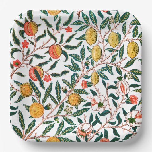 Bord PAPIER : WILLIAM MORRIS : POMEGRANATEN (Voorkant)