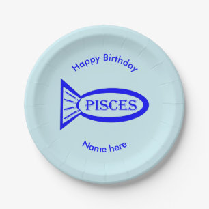 Bord Pisces Star Sign Fish Paper Party