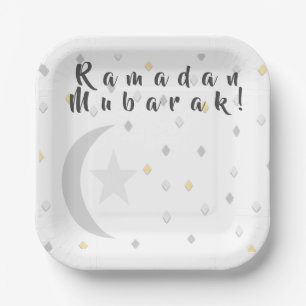 Bord Ramadan Mubarak-papier