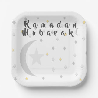 Bord Ramadan Mubarak-papier