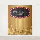 BORD RECLAMEBORD OP DE BROADWAY Foto-achtergrond Wandkleed (Voorkant)