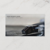 bord-record vinyldraaitabel visitekaartje (Achterkant)