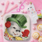 bord  retro-kerstsneeuwfeest (Feest)