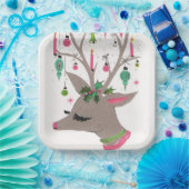 bord  retro render met kerstfeest (Feest)