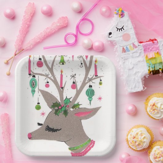 bord  retro render met kerstfeest (Feest)