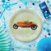 Bord  rood autopapier (Feest)