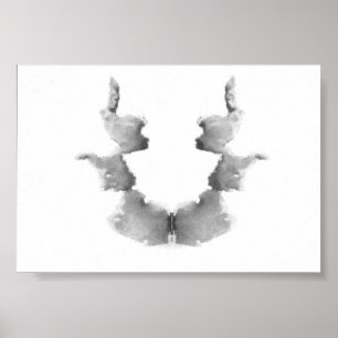 Bord Rorschach-testinkt 7 Poster