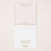 Bord Roze Ketting Display Kaart (Voorkant /achterkant)