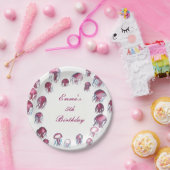 Bord roze kwallen (Feest)