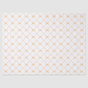 Bord Sinaasappel Bamboe Trellis met Bogen Tissuepapier