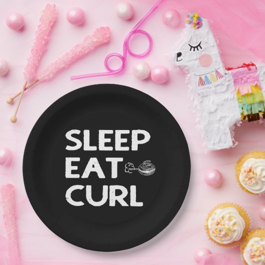 Bord Slaap-Eat Curl-papier (Feest)