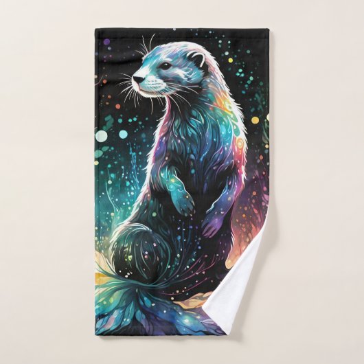 Bord Spectrum : Les Otter Glow (Serviette à main)