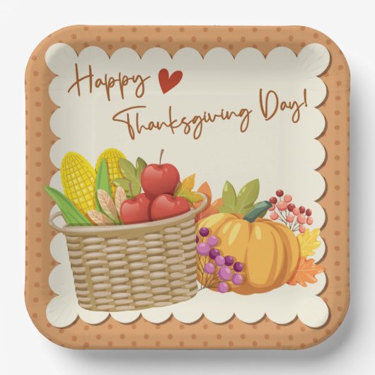Bord Thanksgiving (Voorkant)