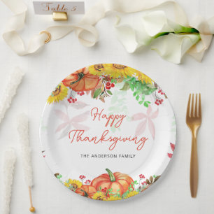 Bord Thanksgiving pompoenen