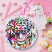 Bord tijger papier - Abstracte kunstwerken met kle (Feest)