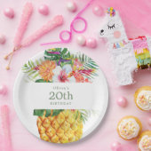 Bord tropisch anananaspapier (Feest)