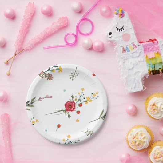 Bord van Afstuderen van wilde bloemen (Feest)