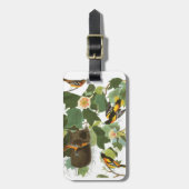 Bord van Audubon 12 Baltimore Oriole Bagagelabel (Voorkant verticaal)