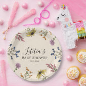  Bord van Baby shower van wilde bloemen (Feest)