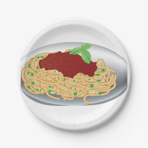 Bord van Borden van spaghetti-papier