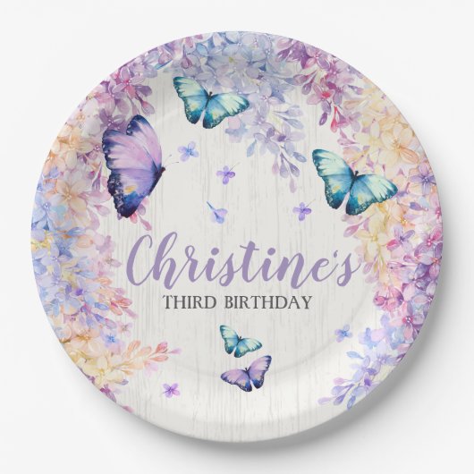 Bord van Collectie van vlinder (Voorkant)