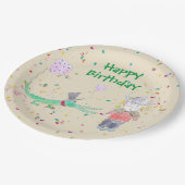 Bord van Confetti van krokodillengruid (Gekanteld)