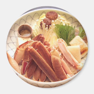 Bord van Crab Legs Food Magnet Magneet