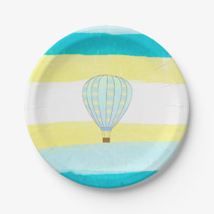 Bord van de hete luchtballon Baby shower