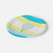 Bord van de hete luchtballon Baby shower (Gekanteld)