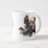 Bord van de kruising met de kruising extra grote beker (Voorkant rechts)