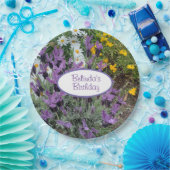 Bord van de lavender en Daisy Flower Birthday Part (Feest)