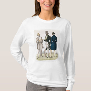 Bord van de mode waarin mannelijke kleding wordt a t-shirt