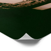 Bord van Delft met uitzichten van de Tower of Lond Poster (Hoek)