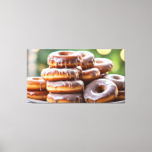Bord van Donuts Canvas Afdruk (Voorkant)