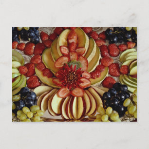 bord van fancy fruit briefkaart