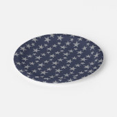 Bord van hemelblauw- en zilverstaarpapier (Gekanteld)