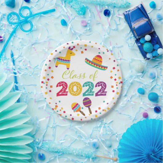 Bord van het Afstuderen Fiesta - Sombrero (wit) (Feest)