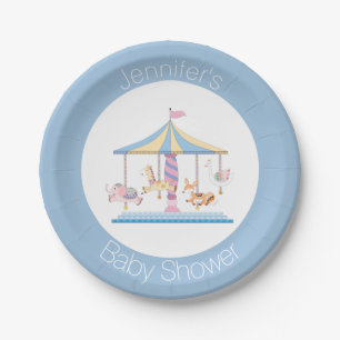 Bord van het Baby shower Animal Carrousel