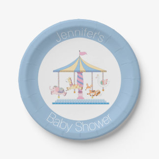 Bord van het Baby shower Animal Carrousel