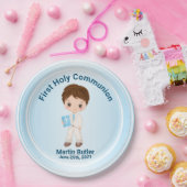 Bord van het eerste Heilige Communiepapier (Feest)