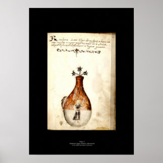 Bord van het Italiaanse Poster van Alchemy 11