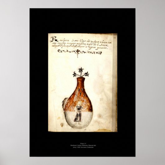 Bord van het Italiaanse Poster van Alchemy 11 (Voorkant)