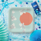 Bord VAN HET PAPIER : JAPANESE STIJL : KOI FISH PA (Feest)